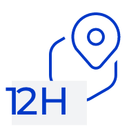 Первоначальный ответ в 12 часов